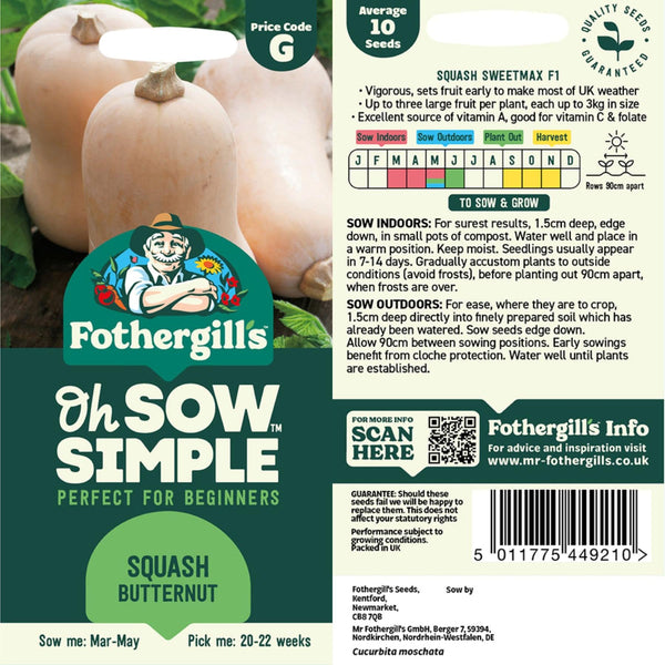 Squash Butternut Seed